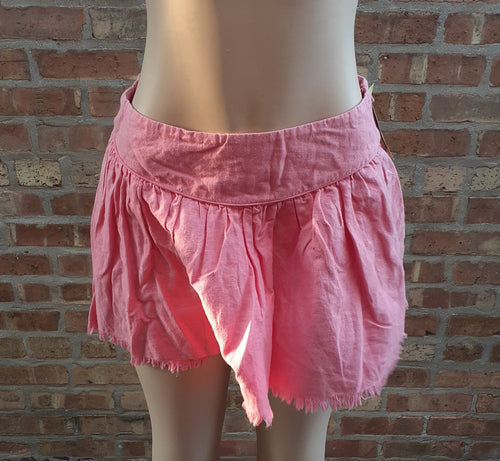 Joie Rare Pink Linen Mini Skirt Size 2 Kargo Fresh