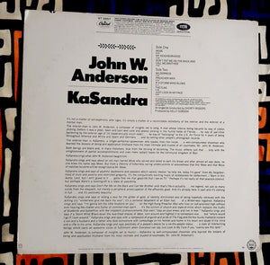 KASANDRA - John W. ANDERSON 33 RPM Lp Kargo Fresh