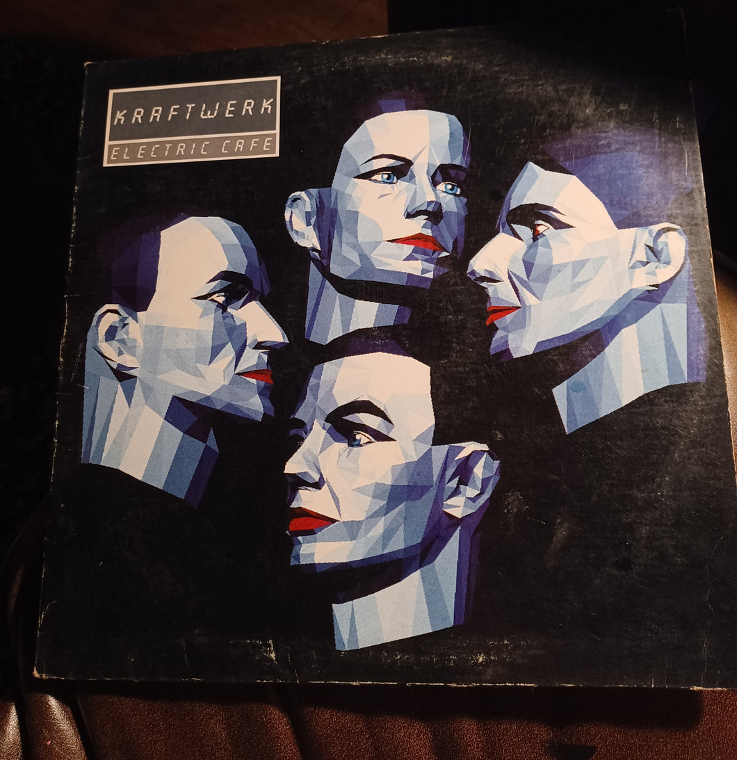 KRAFTWERK Electric Cafe  LP vinyl record album RARE Kargo Fresh