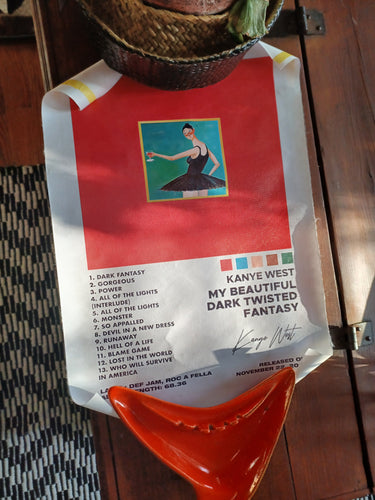 Kanye West My beautiful Dark Twisted Fantasy Poster Kargo Fresh