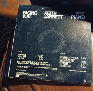 Keith Jarrett ; Facing You ECM vinyl 1972 Kargo Fresh