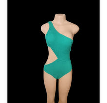 Load image into Gallery viewer, Kelly green monokini medium Kargo Fresh
