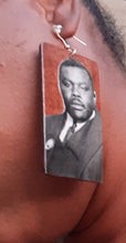 Load image into Gallery viewer, King Marcus Garvey Tribute Earrings Kargo Fresh
