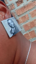 Load image into Gallery viewer, King Marcus Garvey Tribute Wooden Stud Earrings Kargo Fresh
