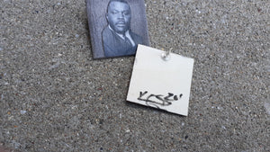 King Marcus Garvey Tribute Wooden Stud Earrings Kargo Fresh