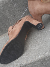 Load image into Gallery viewer, Ladies Impo Faux Suede Bootie Block Heels Size 12 Kargo Fresh
