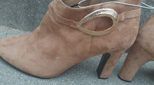 Load image into Gallery viewer, Ladies Impo Faux Suede Bootie Block Heels Size 12 Kargo Fresh

