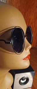 Ladies Oversized Bug Eye Metal Shades Kargo Fresh