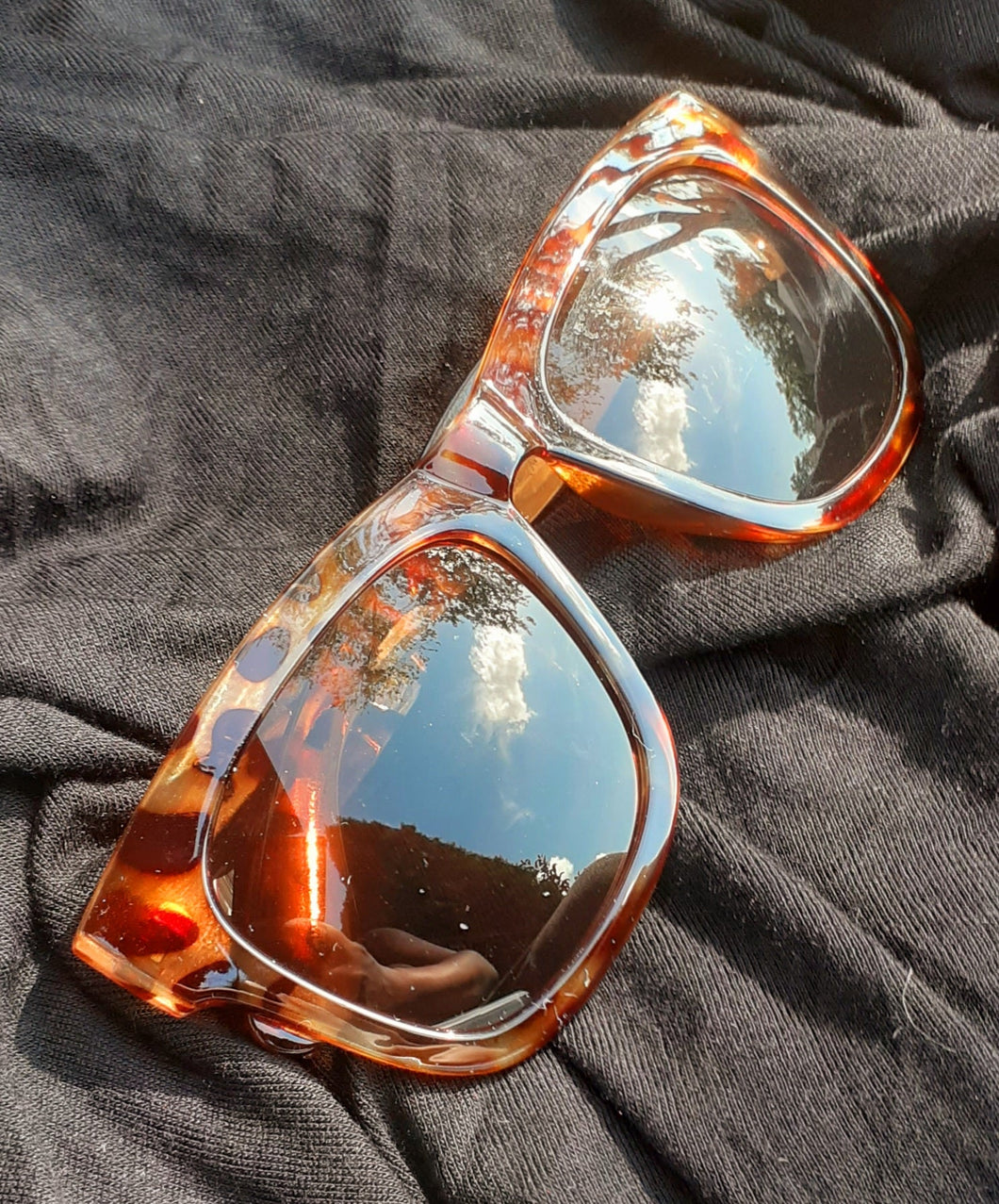 Ladies Oversized Tortoise brown Wayfarer Shades Kargo Fresh