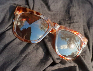 Ladies Oversized Tortoise brown Wayfarer Shades Kargo Fresh