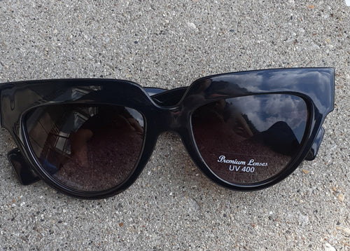 Ladies Oversized black Shades Kargo Fresh