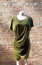 Load image into Gallery viewer, Ladies Plus Size Knit Faux Wrap Dress Size 18w Kargo Fresh
