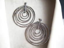 Load image into Gallery viewer, Large Abstract Geometric Hoop Design  Earrings Kargo Fresh
