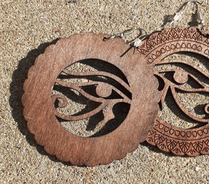 Large Eye of Horus Earrings Kargo Fresh