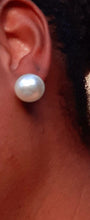 Load image into Gallery viewer, Large Faux Pearl Stud Earrings Kargo Fresh
