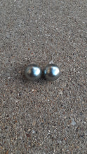 Load image into Gallery viewer, Large Faux Pearl Stud Earrings (Tahitian Pearl Color) Kargo Fresh
