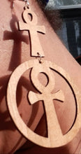 Load image into Gallery viewer, Large Handmade Ankh Dangle Earrings Kargo Fresh
