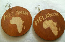 Load image into Gallery viewer, Large Melanin Statement Earrings Kargo Fresh
