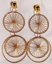 Load image into Gallery viewer, Large Multi Hoop and ball Clip On Earrings gold Kargo Fresh
