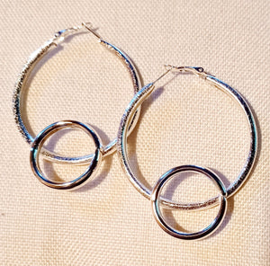 Large Spiral Hoop Earrings Kargo Fresh