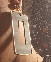 Load image into Gallery viewer, Large Wooden Clip on Earrings Kargo Fresh
