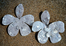 Load image into Gallery viewer, Large abstact acrylic flower clip on earrings Kargo Fresh
