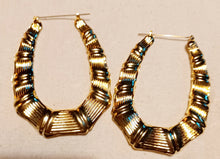 Load image into Gallery viewer, Large and Chunky Vintage Bamboo Earrings Kargo Fresh
