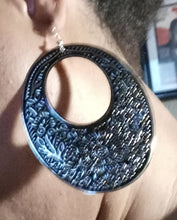 Load image into Gallery viewer, Large clip on boho hoop earrings Kargo Fresh
