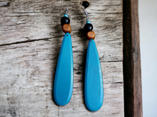 Load image into Gallery viewer, Large handmade boho earrings Kargo Fresh
