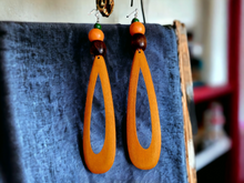 Load image into Gallery viewer, Large handmade boho earrings Kargo Fresh
