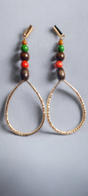 Load image into Gallery viewer, Large handmade boho hoops Kargo Fresh
