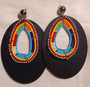 Large handmade massai clip on hoops Kargo Fresh