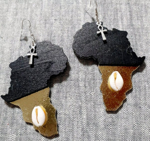 Life Africa Wooden Earrings Kargo Fresh