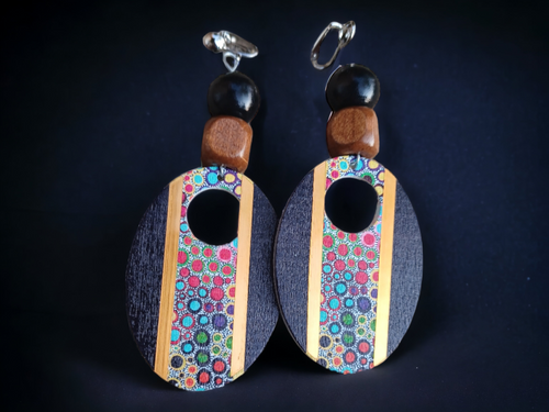 Light boho dangle clip on earrings Kargo Fresh