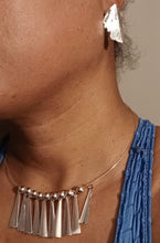 Load image into Gallery viewer, Light gold charm necklace set with clip on earrings Kargo Fresh
