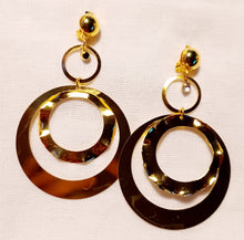 Load image into Gallery viewer, Light gold metal Multi Hoop Clip On Earrings Kargo Fresh
