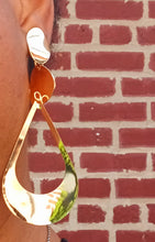 Load image into Gallery viewer, Light gold metal abstract Hoop Clip On Earrings Kargo Fresh
