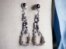 Load image into Gallery viewer, Light handmade charm hoop clip on earrings Kargo Fresh
