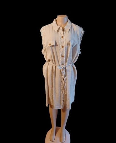 Linen midi dress 2xl Kargo Fresh