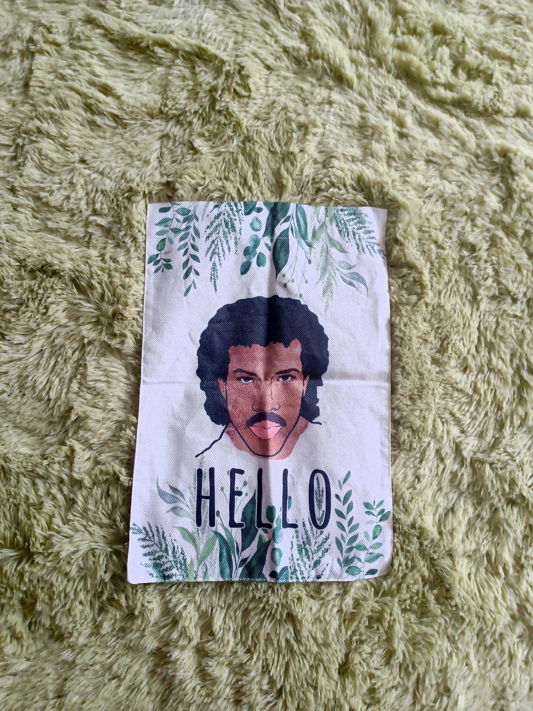 Lionel Richie Hello Garden Flag Kargo Fresh