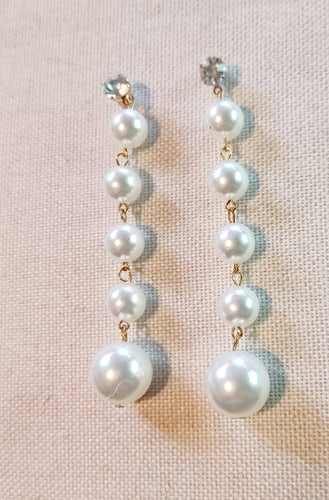 Long Faux Pearl Earrings Kargo Fresh