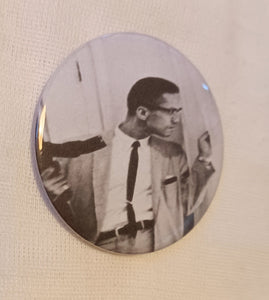 Malcolm X  Statement Pin Kargo Fresh