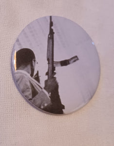 Malcolm X  Statement Pin Kargo Fresh