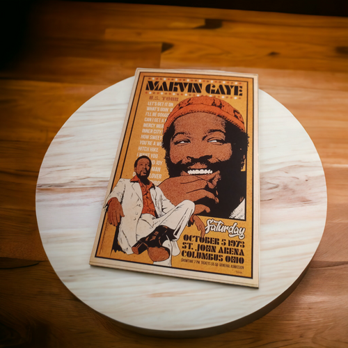 Marvin Gaye mini poster 4x6 inch Kargo Fresh