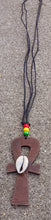 Load image into Gallery viewer, Mens Adjustable Wooden Ankh Necklace Kargo Fresh
