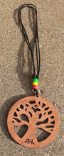 Load image into Gallery viewer, Mens Adjustable Wooden Tree of Life Necklace Kargo Fresh
