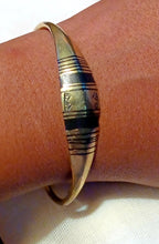 Load image into Gallery viewer, Mens Antique African Tuareg Tribal Brass Bracelet Kargo Fresh
