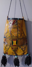 Load image into Gallery viewer, Mens Antique Handpainted Leather Tuareg Travel Bag Kargo Fresh
