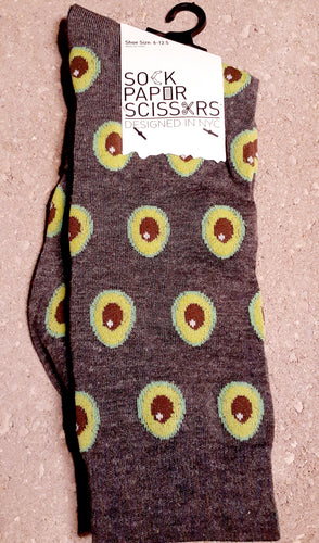 Mens Avocado Design Personality Socks Kargo Fresh