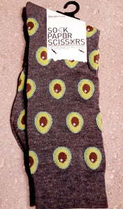 Mens Avocado Design Personality Socks Kargo Fresh